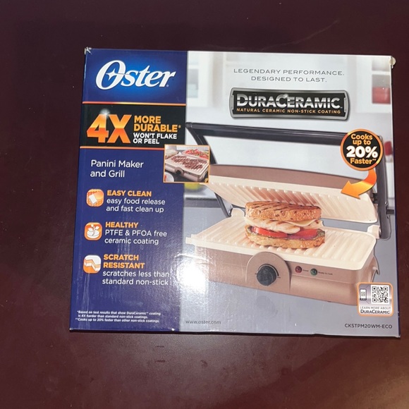 oster eco panini maker